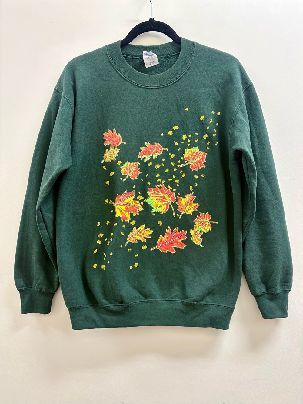 Vintage Autumn Leaves Sweatshirt S